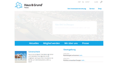 Desktop Screenshot of haus-grund-passau.de